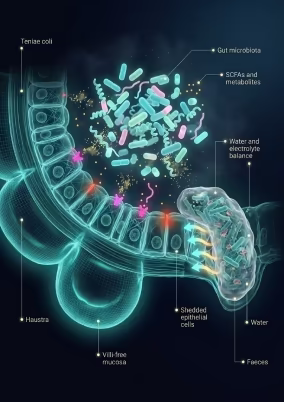 Intestino crasso e microbiota