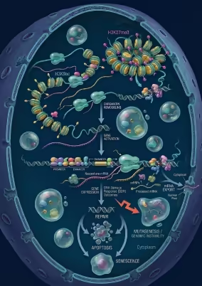 Regolazione epigenetica della cromatina e risposte al danno del DNA